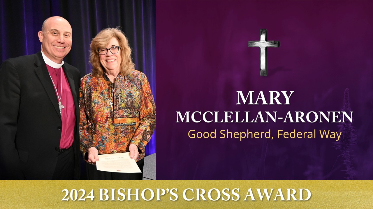 Mary McClellan-Aronen: The Bishop's Cross Award